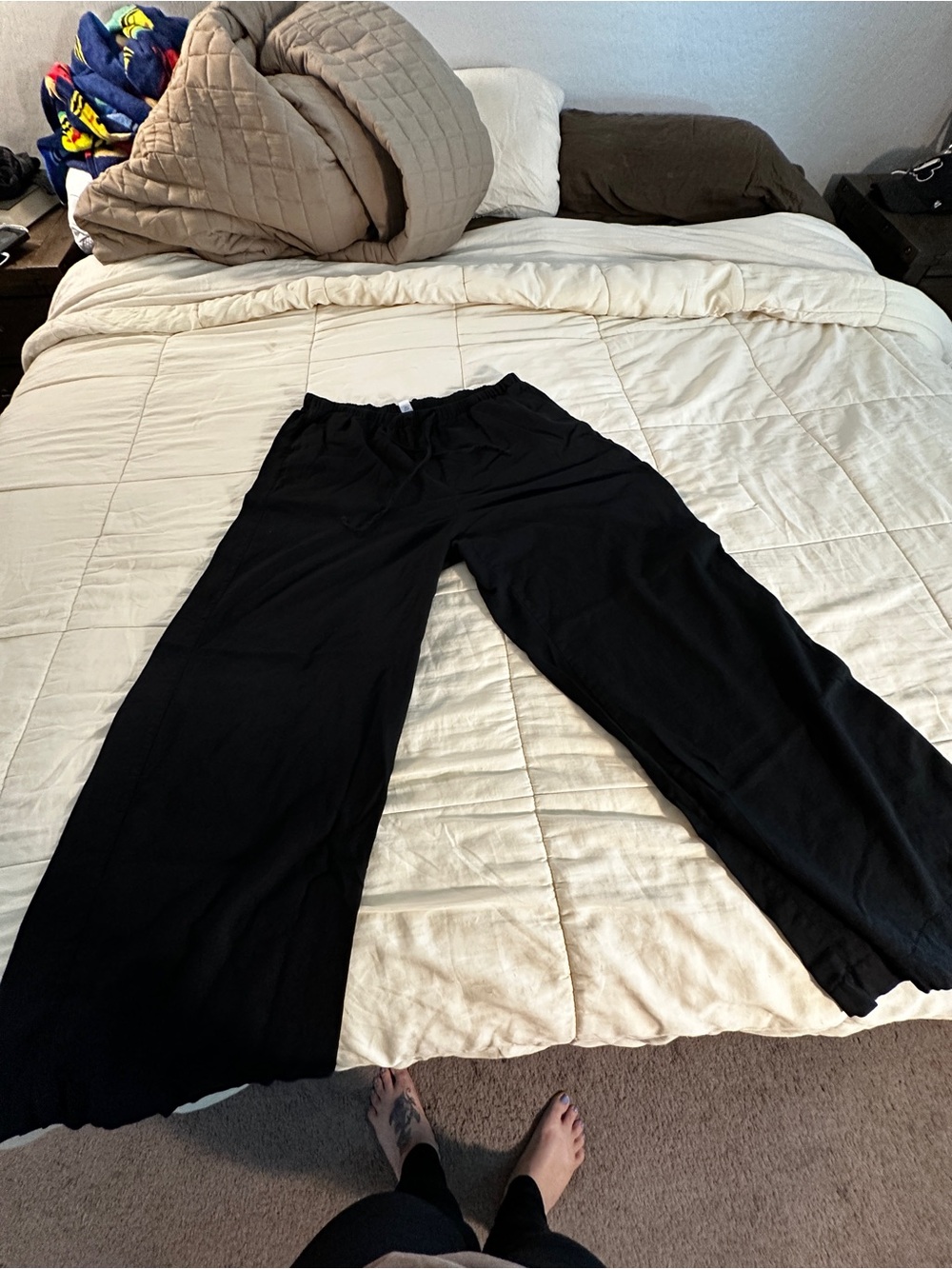 Old Navy Wide Leg Linen Pants